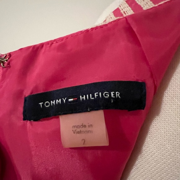 Pink and white striped Tommy Hilfiger dress. Worn once. - Picture 3 of 3